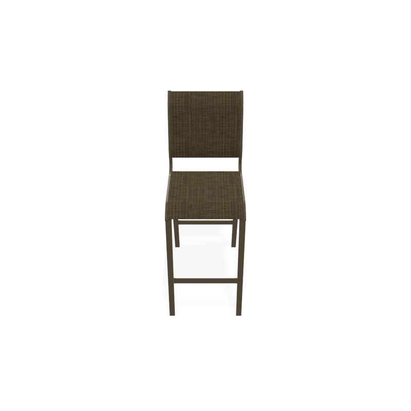 Tabouret de bar 29,5 po Holna, Beacon taupe Sunbrella®, Bois de plage texturé