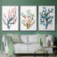 Sea Coral I, impression sur toile 3 pièces-91887644-91887645