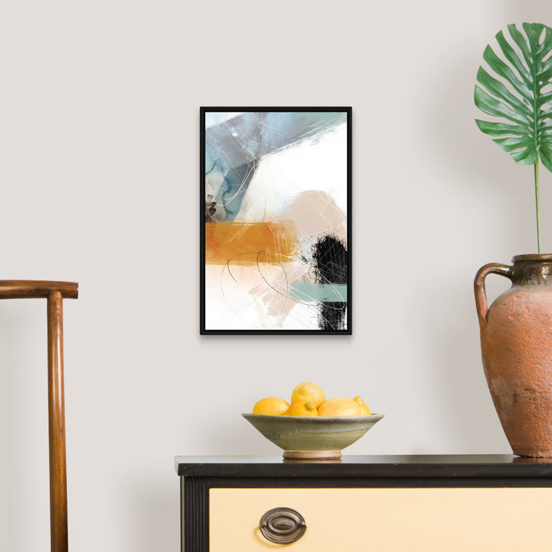 Reproduction d’art sur toile, "blush no. 2" par Louis Duncan-he, H 20 po x l 14 po x P 1,75 po, Toile avec cadre noir