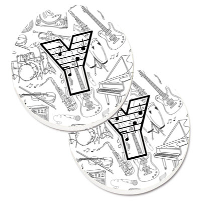 Sous-verre musical letter note