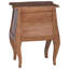 Solid Wood Abstract Accent Chest