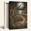 Art mural sur toile Statted Glass Cattails and Moonlit Water Path-133062576