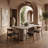 Slone - Modern Beige Concrete Dining Table