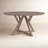Persimmon Solid Wood Pedestal Dining Table-1762488861-1810536076