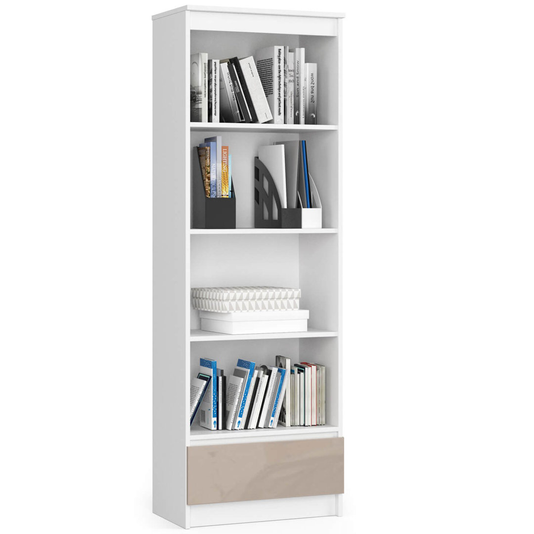 Standard-Bücherregal Shannette 180 x 60 cm