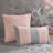 Printed Comforter Set Grey/Peach