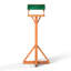 Annais Wood Freestanding Hopper Bird Feeder