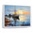 White Floater Framed