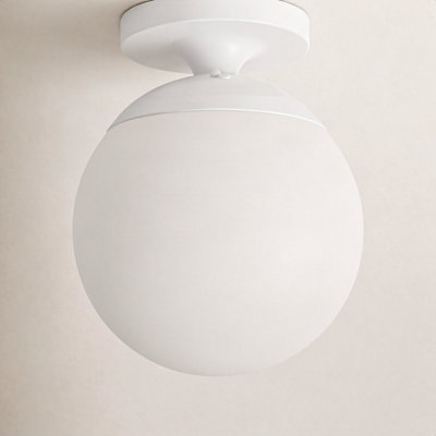 Meri Glass Semi Flush Mount
