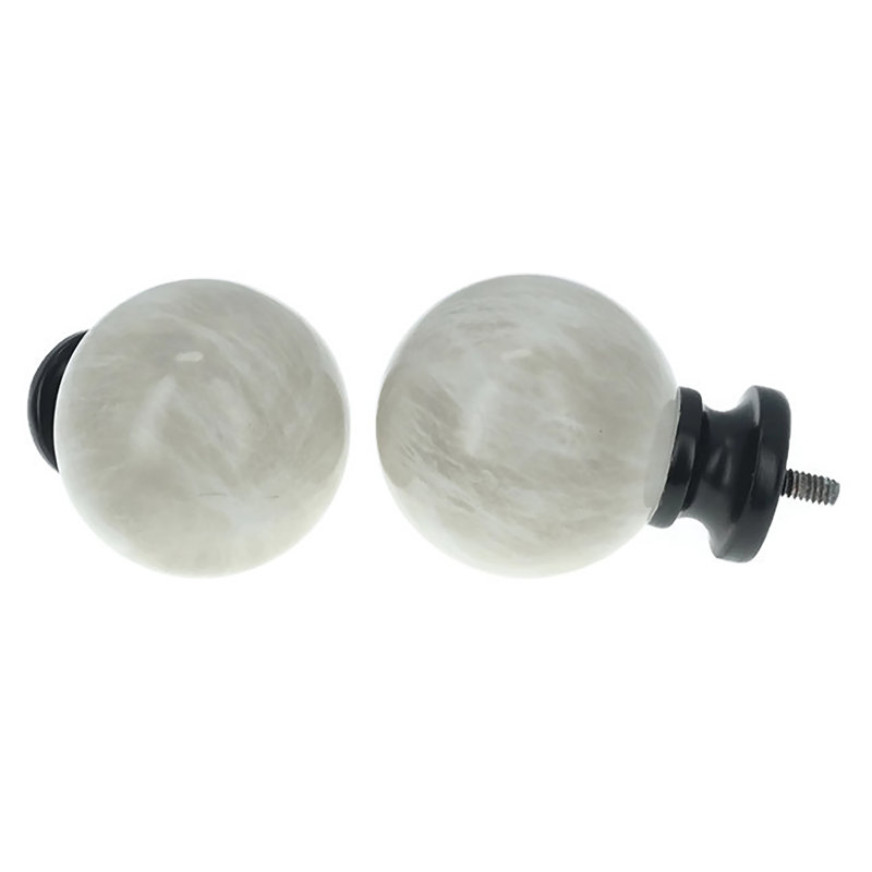 Support de fixation de 1 po, Noir, 48" - 84"
