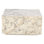 Giza 32" Drum Coffee Table in Alabaster Marble