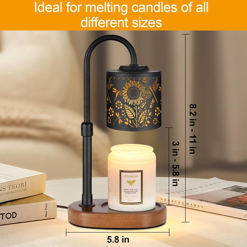 Adjustable Candle Heating Lamp With Timer