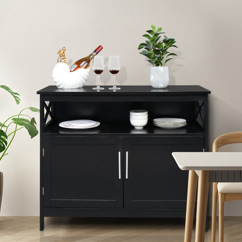 39.4'' Sideboard, Black