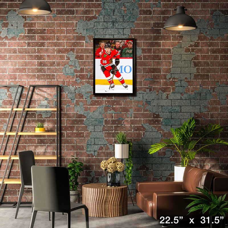 Connor Bedard, toile encadrée 20 x 29 Chicago Blackhawks