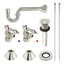 Kingston Brass Trimscape Traditional Plumbing Sink Trim Kit with P-Trap and Drain