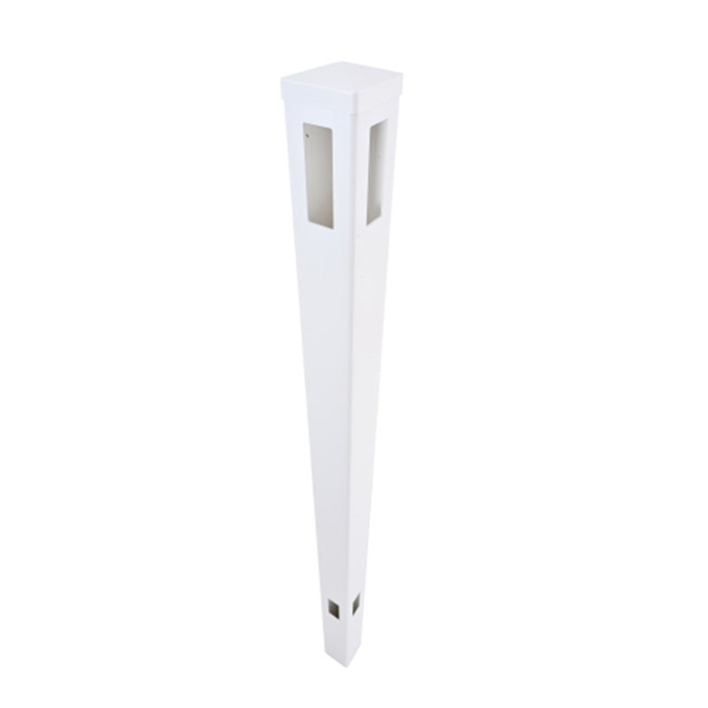 Corner Post For White Vinyl Routed Fence Caps Included   Set Of 2