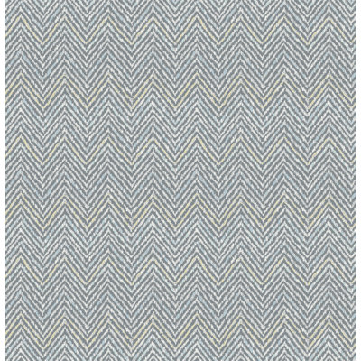 Alden Grey Blue Peel and Stick Wallpaper