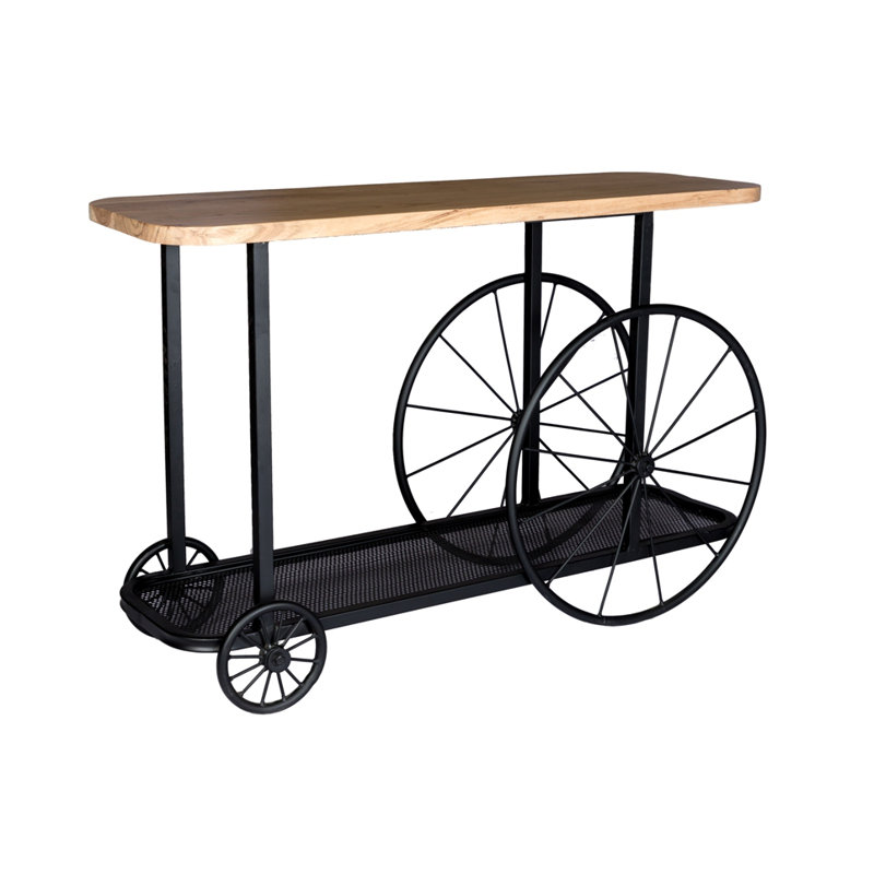 Jemma 120cm Solid Wood Top Console Table