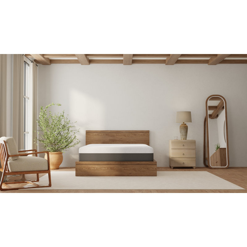 Omne Fria 12 Inch Queen Soft Mattress With Cooling Cover, Queen