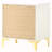 2-Drawer Rectangular Nightstand-1043001411