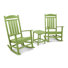 Ensemble 3 pièces de chaise berçante POLYWOOD