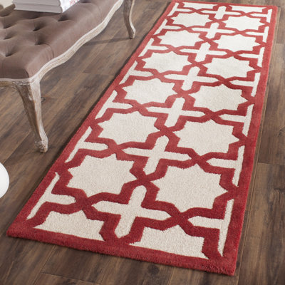 Cannen Hand Tufted Wool Geometric Rug