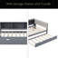 Lit plateforme en bois avec tablettes de rangement, lit gigogne, station de charge et tête de lit tapissier-114435911-114435914