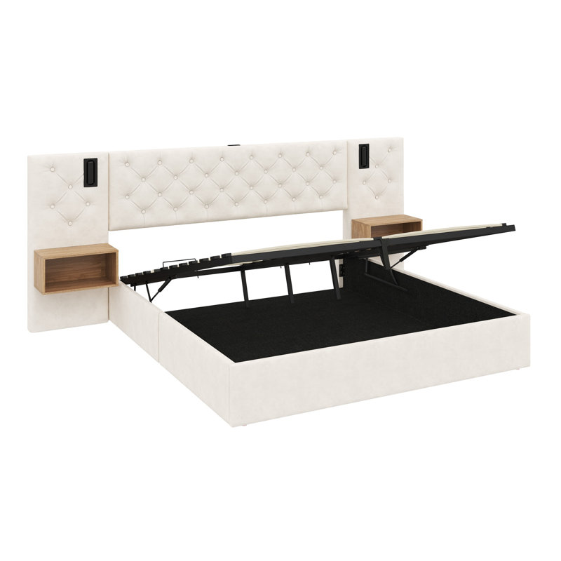 Upholstered Ottoman Storage Bed