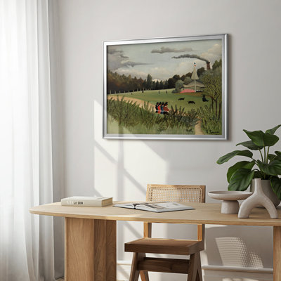 La fabrique de chaises à Alfortville - Henri Rousseau - Toile tendue avec châssis, 1897
