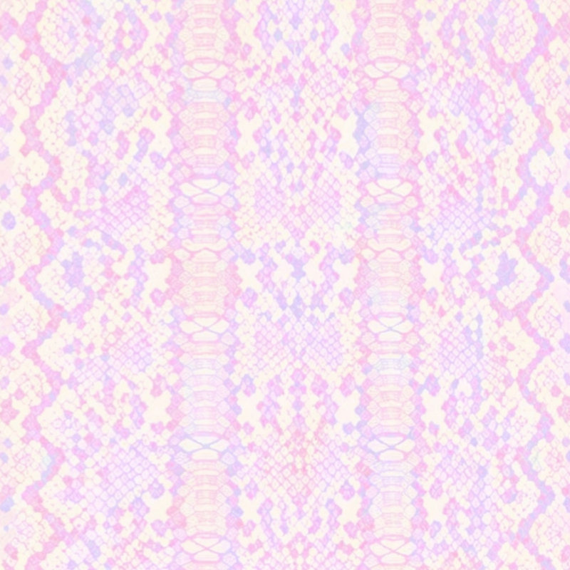 Tapis de bain à texture peau de serpent, 24in W x 17in L, Light Pink Light Purple