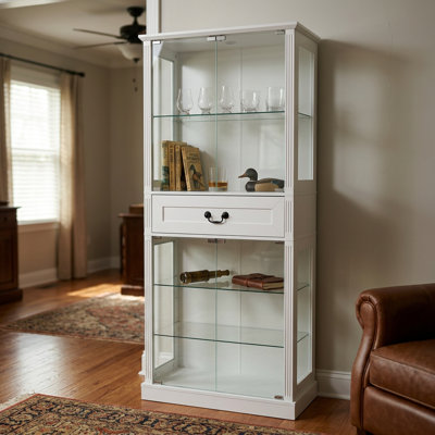 Armoire garde-manger 74,8 "avec porte vitrée