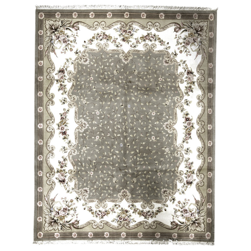 Tapis rectangulaire noué à la main