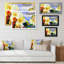 Art de jardin printanier - reproduction sur toile avec cadre flottant-824003604-824003607