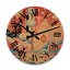 Horloge murale surdimensionnée en bois Dreamcity-1797290623