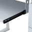 Bureau d'ordinateur en verre Ailey