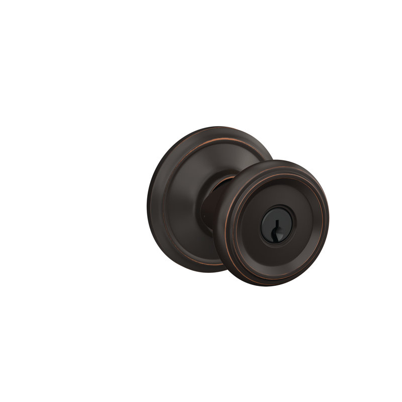 Complete Entry Knob Set with Deadbolt, Aged Bronze