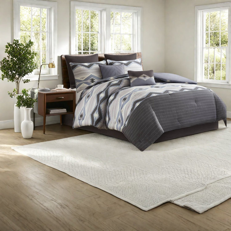 Piece Cal King Bedding Sets, Polyester Rustic Modern Bedroom Home