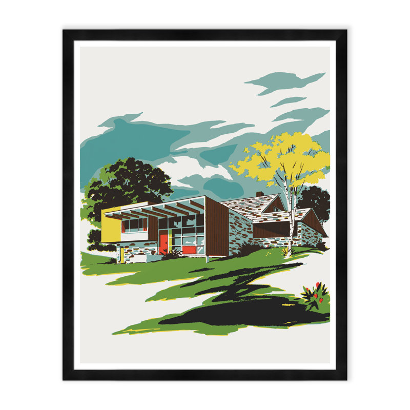 Mid Century Suburbia Print
