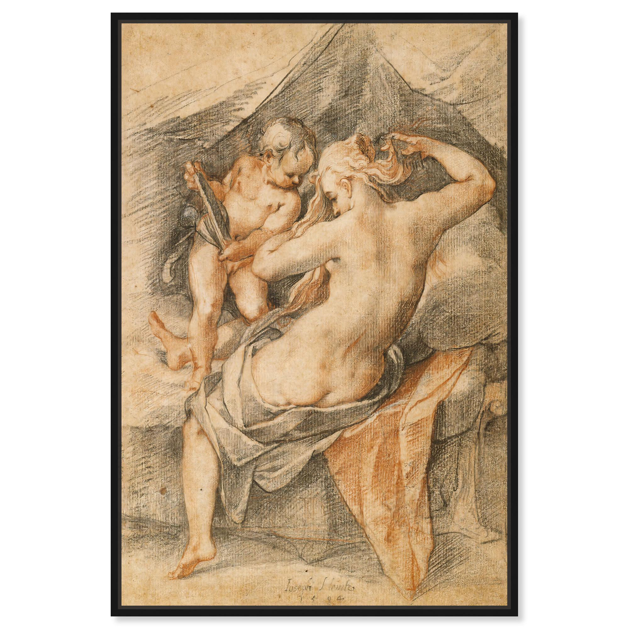 Venus Vor Dem Spiegel Art Remedy Venus vor dem Spiegel (1594) Canvas Classic Nude Art by Art