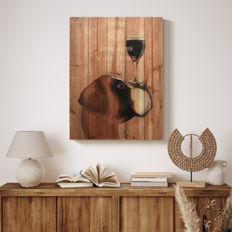 " Dog Au Vin Boxer " Print