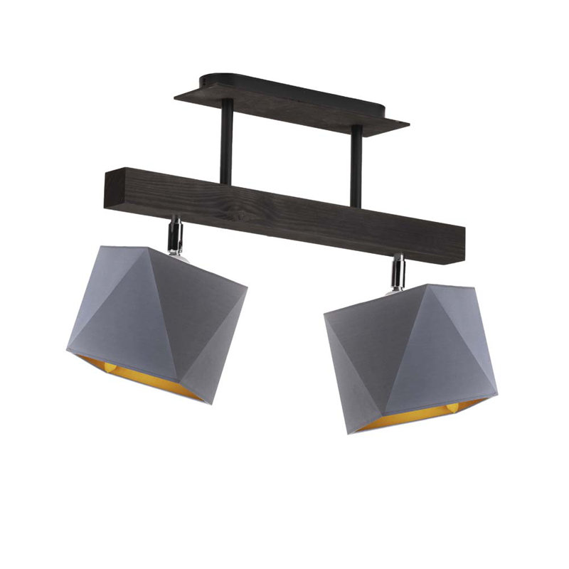 Fianna 2 - Light Kitchen Island Pendant, Black, Grey