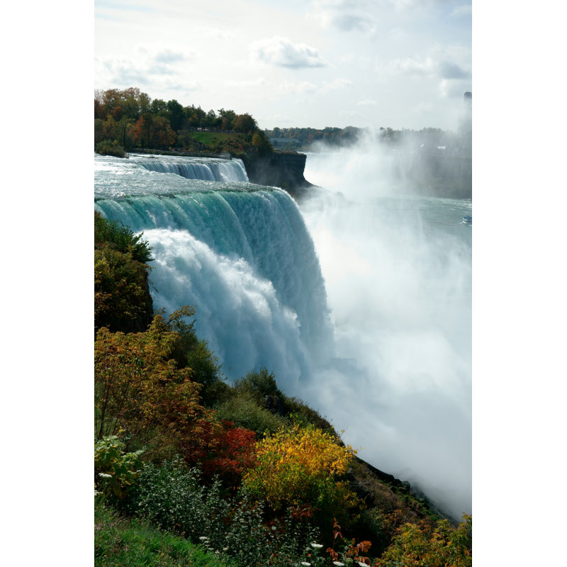 Niagara Falls by Gerenme - Wrapped Canvas Print, 91cm H x 61cm W x 3.8cm D