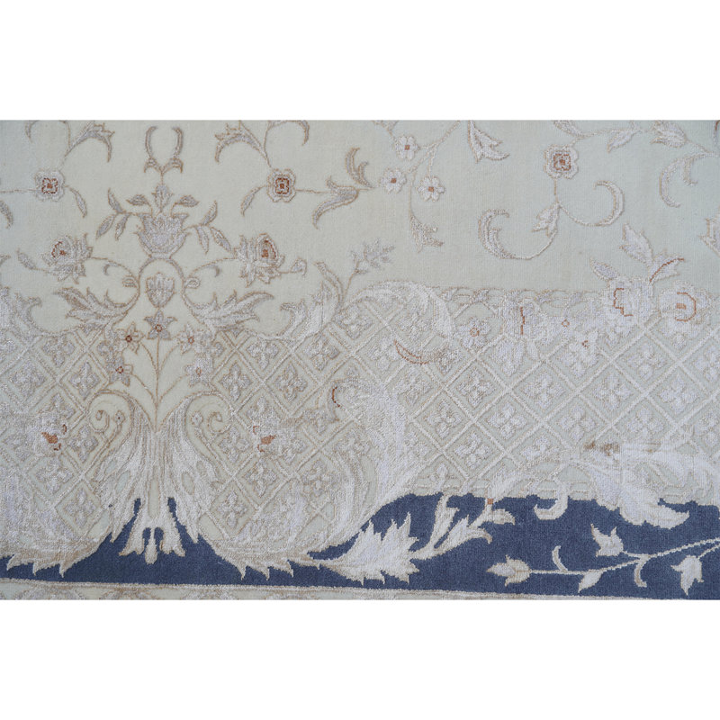 Hand Woven Wool Oriental Area Rug, Rectangle 5' x 8'