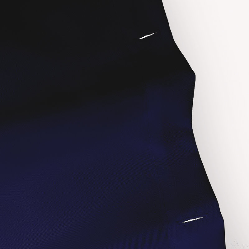 Keilson Single Shower Curtain, Spring Navy