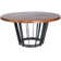 Dexter Round Marble Top Metal Base Dining Table