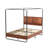 Upholstered Metal Canopy Bed-862300150-856990018