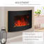 Axel Wall Mounted Fireplace Curved Glass Slimline-15527603