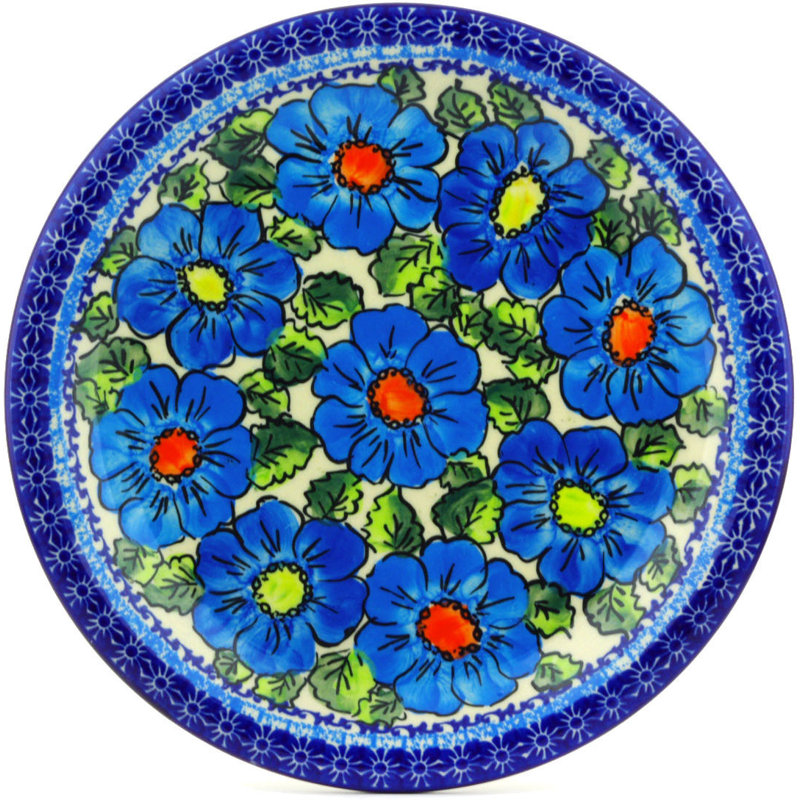 Polish Pottery 11" Stoneware Plate