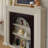 White Solid Wood Freestanding Fireplace