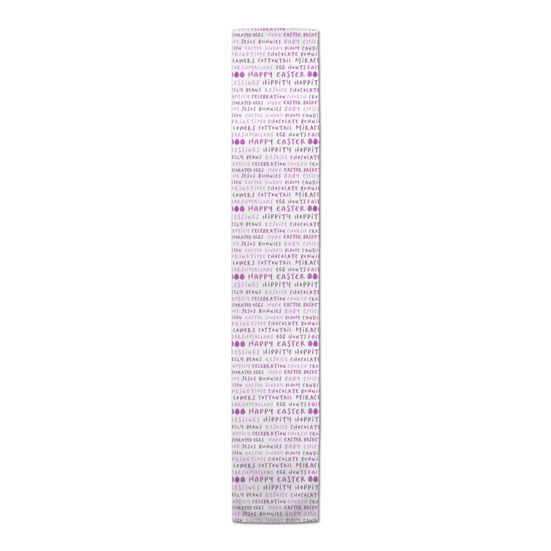Berthol Rectangle Easter Polyester Table Runner, 90" x 16"